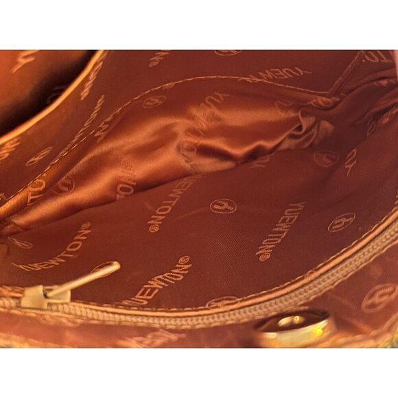 Yeuwton purse vintage chain mail gold & copper rhynestone trim magnet fasten - Picture 8 of 8